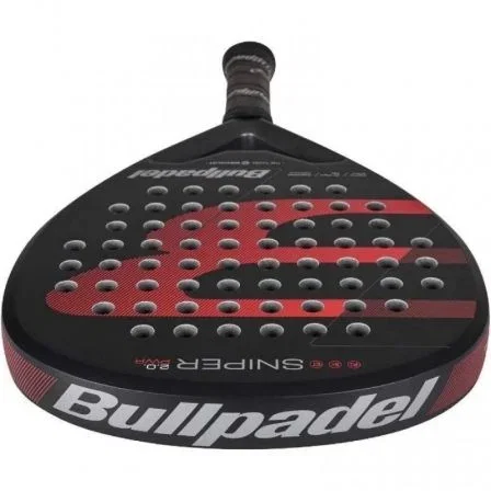 Bullpadel Pala de Pádel Sniper 2.0 Power 2026 - Forma Diamante, Potencia, Núcleo Softeva, Caras Polyglass, Marco CarbonTube, Color Negro y Roja Bullpadel Pala de Pádel Sniper 2.0 Power 2026 - Forma Diamante, Potencia, Núcleo Softeva, Caras Polyglass, Marco CarbonTube, Color Negro y Roja